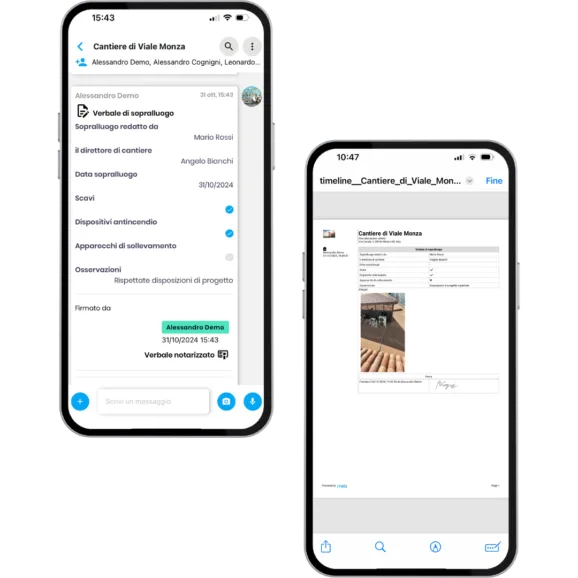 🔸 Cosa puoi fare con i verbali di Mela