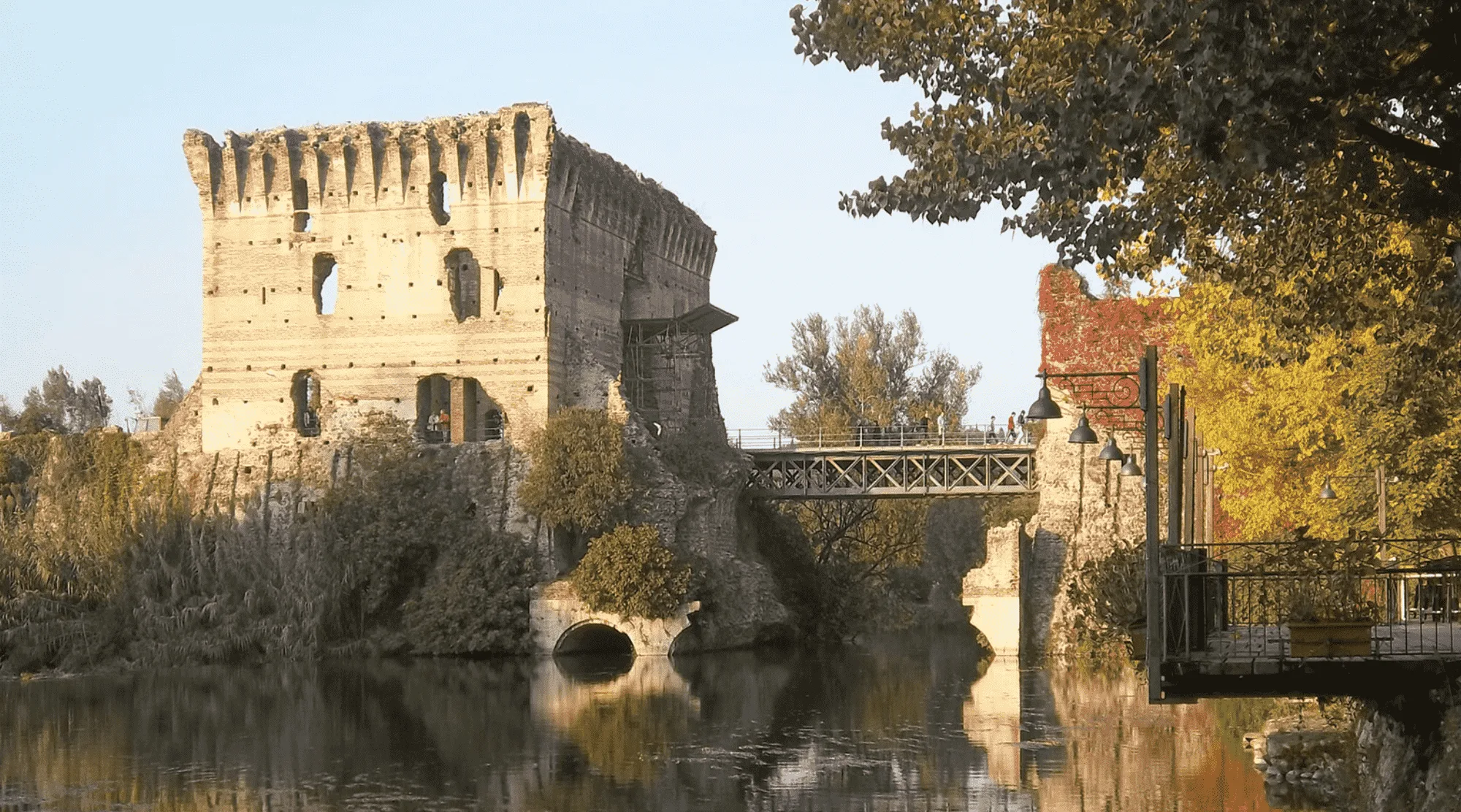 Mela per Tieni Costruzioni - Restauro del ponte-diga visconteo a Valeggio sul Mincio