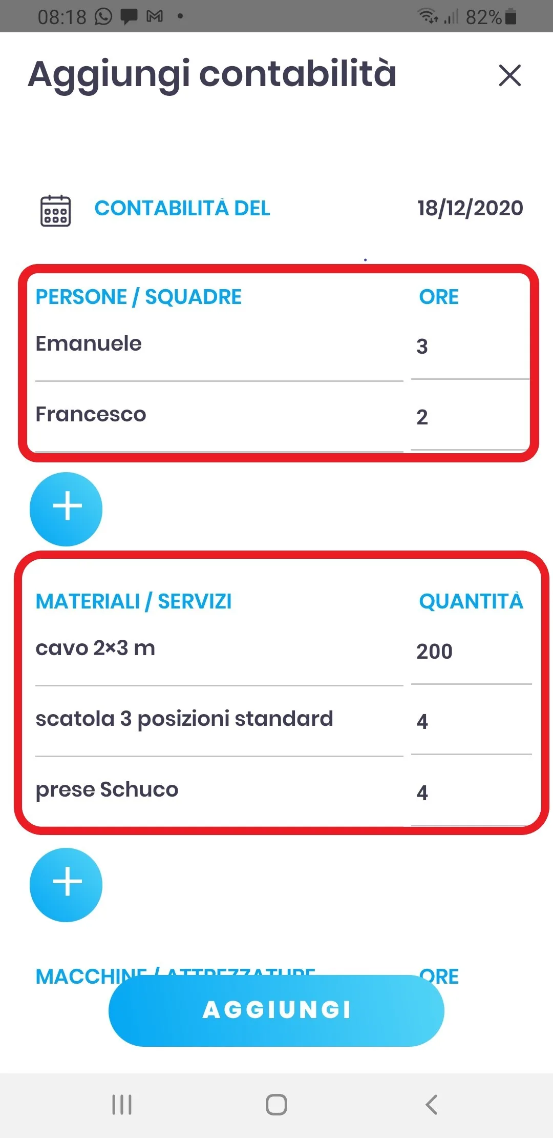 Rapportini di cantiere