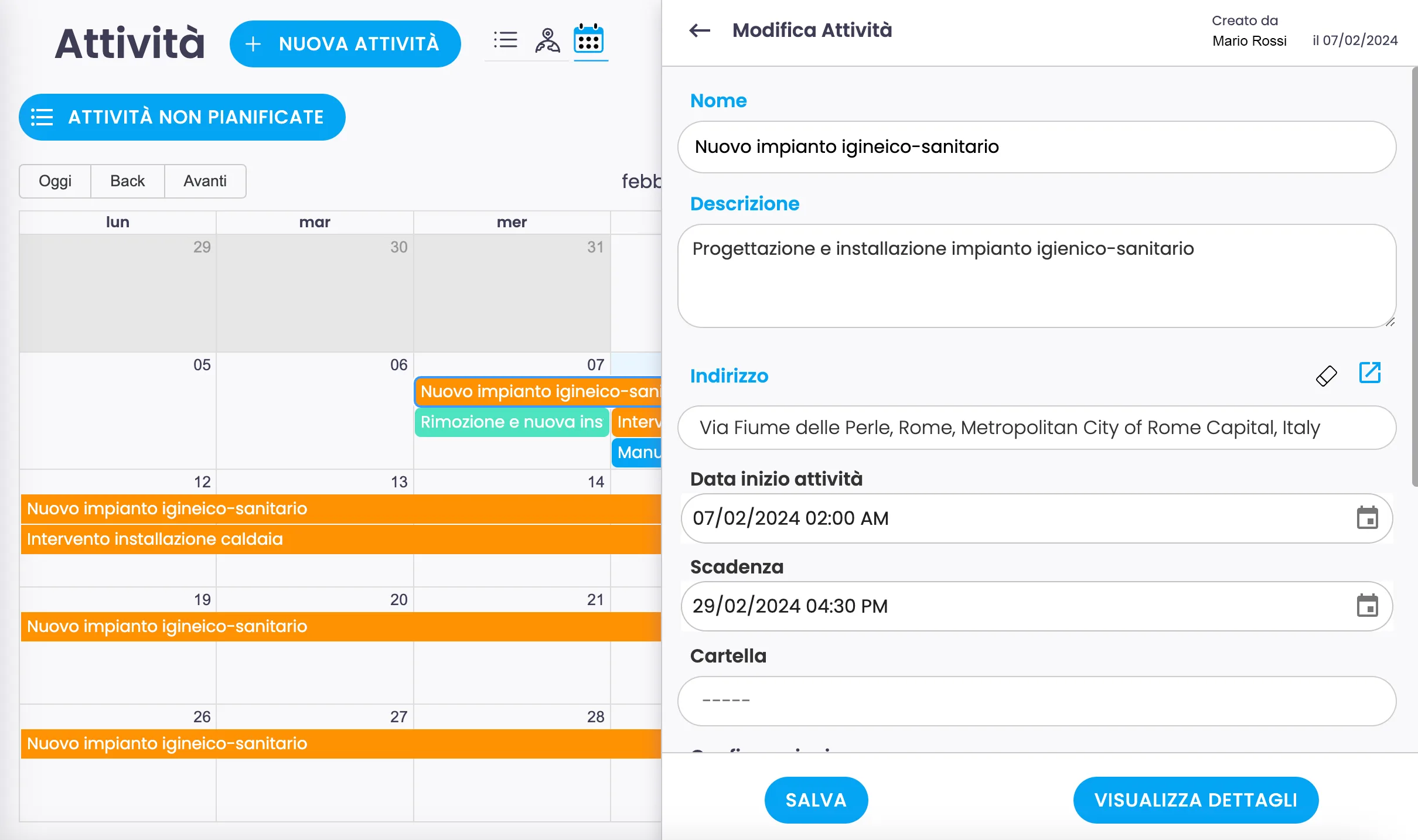 Calendario mela