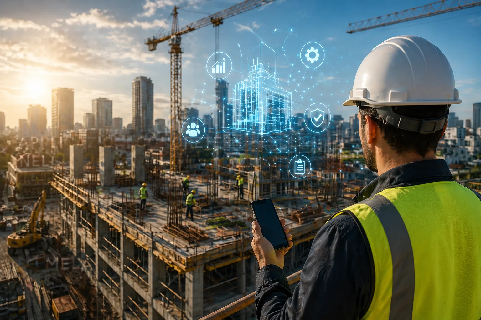AI in construction site